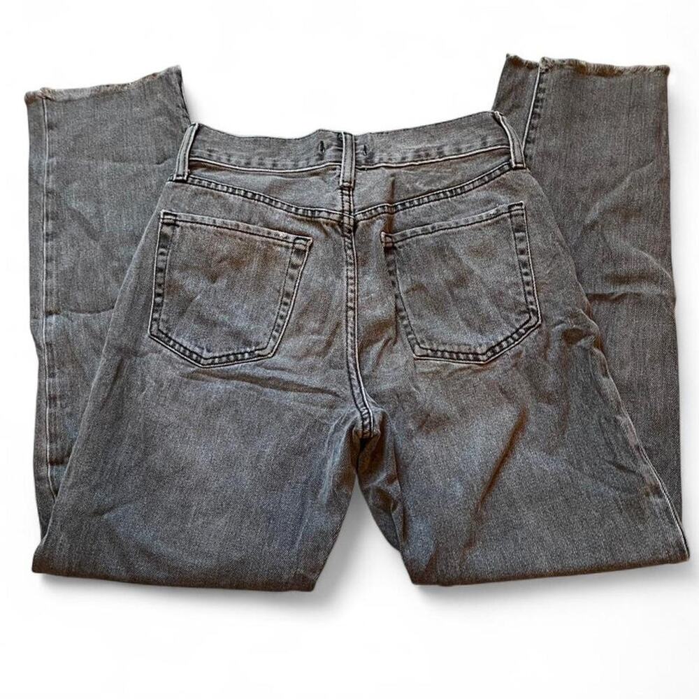 Forever 21 grey straight leg jeans